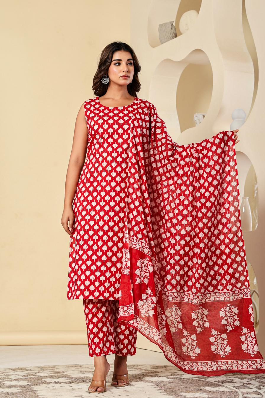 The Baisa cotton ethnic outfit